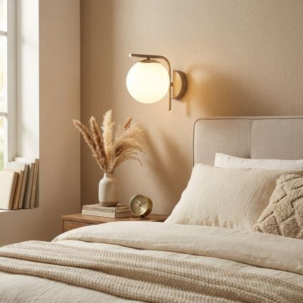 Brilagi - Стенна лампа 1xE27/60W/230V бежова/златна