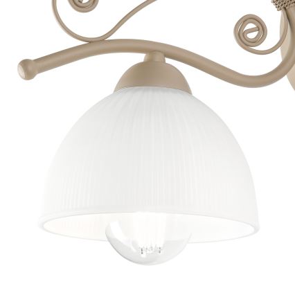 Brilagi - Стенна лампа ANTICO MODERN 1xE27/60W/230V бежова