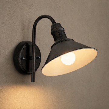 BRILAGI - стенна лампа FORGE 1xE27/60W/230V черна