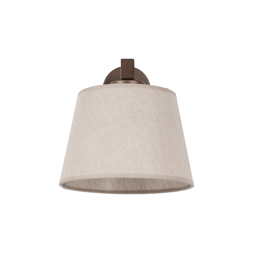 Brilagi - Стенна лампа LATTE 1xE27/60W/230V борова/бежова