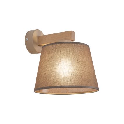 Brilagi - Стенна лампа LATTE SABIA 1xE27/60W/230V бор/кафява