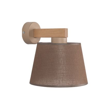 Brilagi - Стенна лампа LATTE SABIA 1xE27/60W/230V бор/кафява