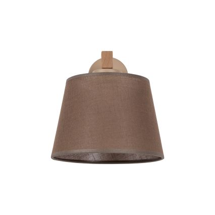 Brilagi - Стенна лампа LATTE SABIA 1xE27/60W/230V бор/кафява