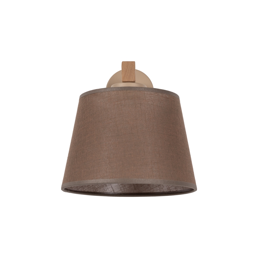 Brilagi - Стенна лампа LATTE SABIA 1xE27/60W/230V бор/кафява