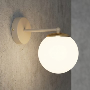 Brilagi - Стенна лампа MILO ECRU 1xE27/60W/230V бежова/златна