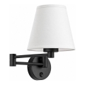 BRILAGI - Стенна лампа NUBILA 1xE27/15W/230V бяла/черна