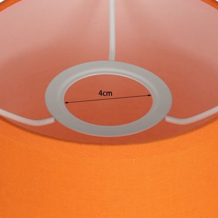 Brilagi - Стенна лампа NUBILA WOOD 1xE27/25W/230V дъб/черен/оранжев