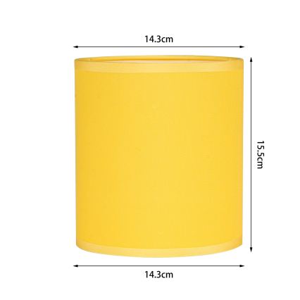 Brilagi - Стенна лампа NUBILA WOOD 1xE27/25W/230V дъб/черна/жълта