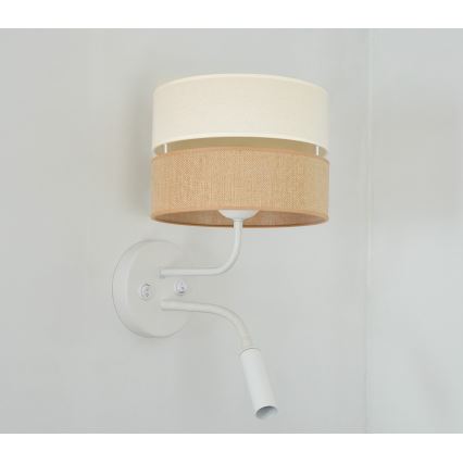 Brilagi - Стенна лампа ROYAL YUTE 1xE27/15W/230V + 1xG9/6W бежова/кремава/бяла