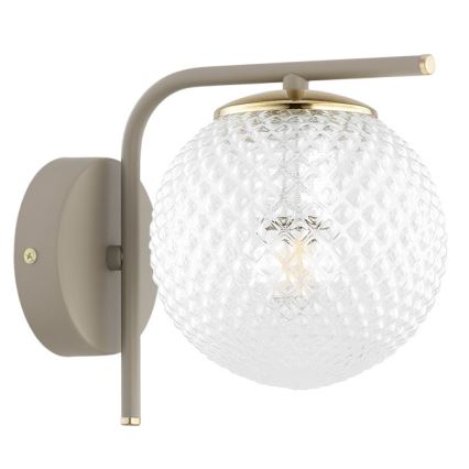 Brilagi - Стенна лампа STELLA 1xE27/60W/230V бежова/златна