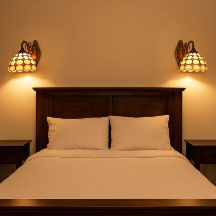 Brilagi - стенна витражна лампа DORAN в стил Tiffany 1xE27/40W/230V