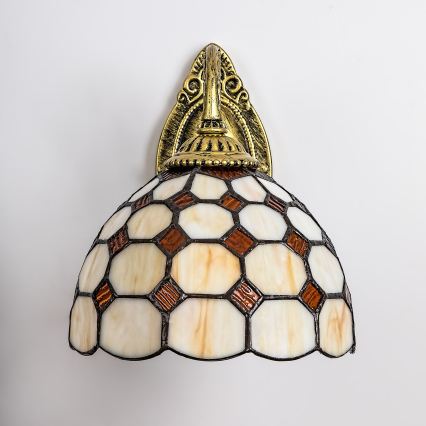 Brilagi - стенна витражна лампа DORAN в стил Tiffany 1xE27/40W/230V