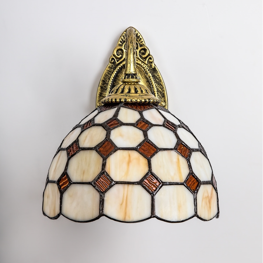 Brilagi - стенна витражна лампа DORAN в стил Tiffany 1xE27/40W/230V