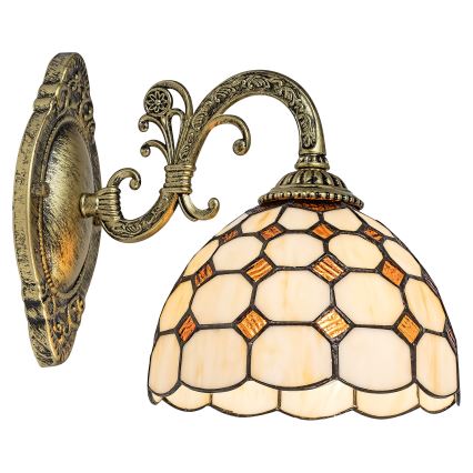 Brilagi - стенна витражна лампа DORAN в стил Tiffany 1xE27/40W/230V