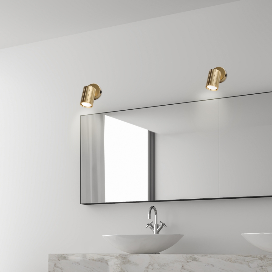 Brilagi - Стенно насочващо осветително тяло CRISPINA 1xGU10/10W/230V златно