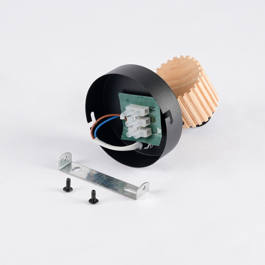 Brilagi - Стенно насочващо осветително тяло ODENSE 1xE14/10W/230V каучуково дърво/черно