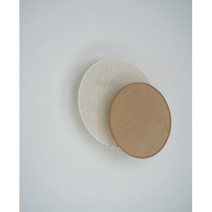 Brilagi - Стенно осветително тяло CIRCLES 1xE27/15W/230V 35x32 см бежово/кремаво