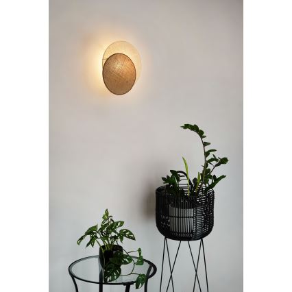 Brilagi - Стенно осветително тяло CIRCLES 1xE27/15W/230V 35x32 см бежово/кремаво