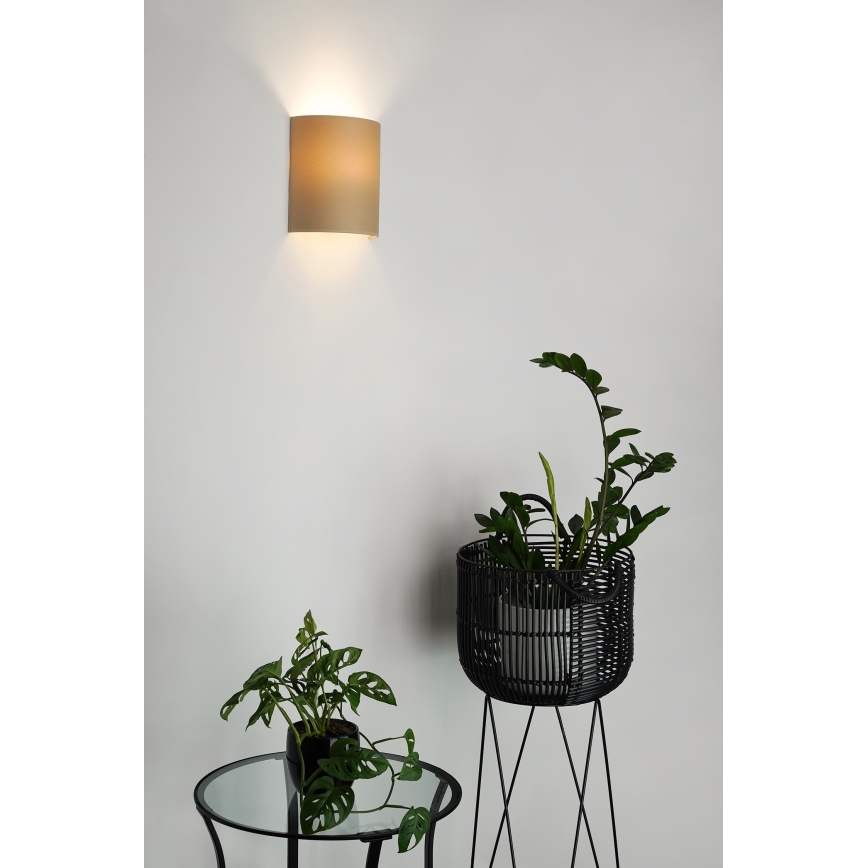 Brilagi - Стенно осветително тяло SEMI 1xE27/15W/230V диаметър 20 см бежово