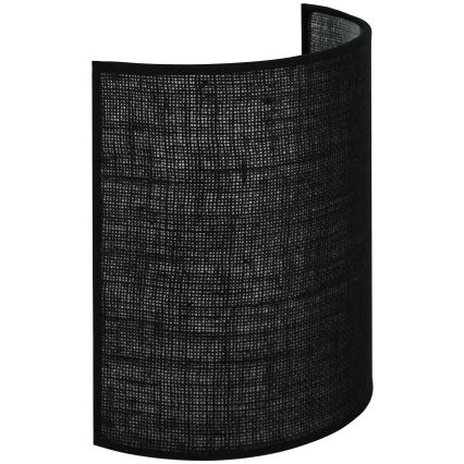 Brilagi - Стенно осветително тяло SEMI 1xE27/15W/230V диаметър 20 см черно