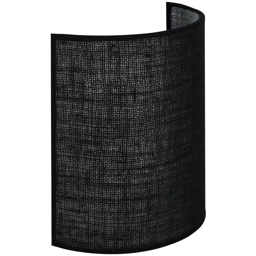 Brilagi - Стенно осветително тяло SEMI 1xE27/15W/230V диаметър 20 см черно