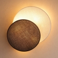 Brilagi - Стенно осветително тяло CIRCLES 1xE27/60W/230V Ø 35 cm кремаво/кафяво