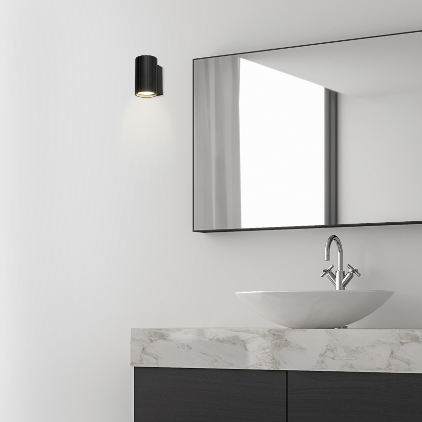 Brilagi - Стенно осветително тяло CRISPINA 1xGU10/10W/230V 10 cm черно