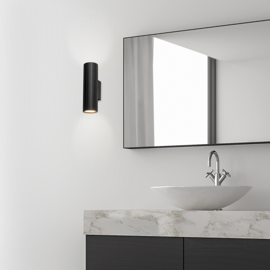 Brilagi - Стенно осветително тяло CRISPINA 2xGU10/10W/230V 20 cm черно