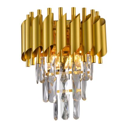 Brilagi - Стенно осветително тяло ECLIPSE 2xE14/10W/230V златисто