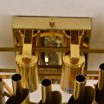 Brilagi - Стенно осветително тяло ECLIPSE 2xE14/10W/230V златисто