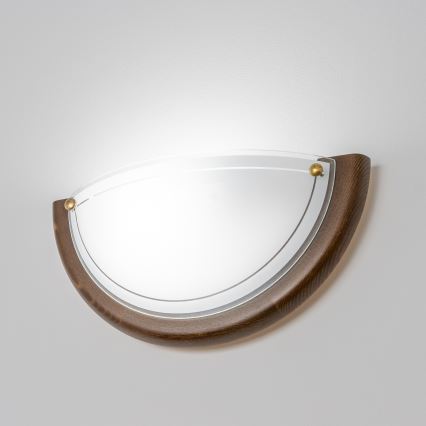 Brilagi - Стенно осветително тяло ORBIS 1xE27/60W/230V, 30 см, в цвят бор