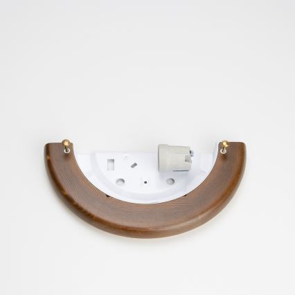 Brilagi - Стенно осветително тяло ORBIS 1xE27/60W/230V, 30 см, в цвят бор