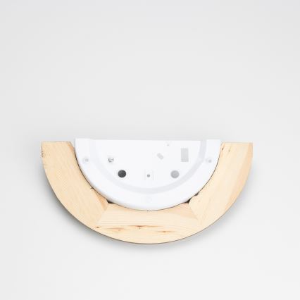 Brilagi - Стенно осветително тяло ORBIS 1xE27/60W/230V, 30 см, в цвят бор