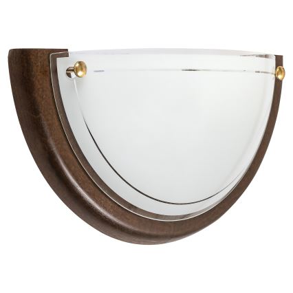 Brilagi - Стенно осветително тяло ORBIS 1xE27/60W/230V, 30 см, в цвят бор