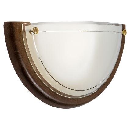 Brilagi - Стенно осветително тяло ORBIS 1xE27/60W/230V, 30 см, в цвят бор