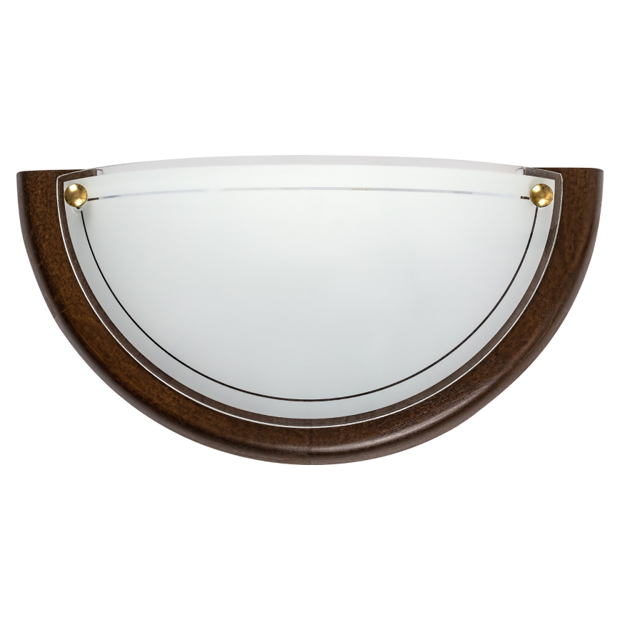 Brilagi - Стенно осветително тяло ORBIS 1xE27/60W/230V, 30 см, в цвят бор