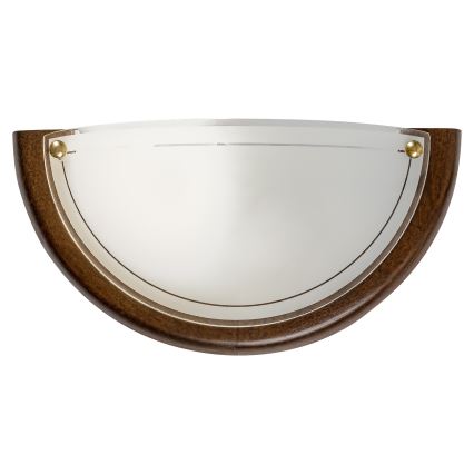 Brilagi - Стенно осветително тяло ORBIS 1xE27/60W/230V, 30 см, в цвят бор