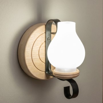 Brilagi - Стенно осветително тяло ROATA APLICA 1xE14/40W/230V дъб