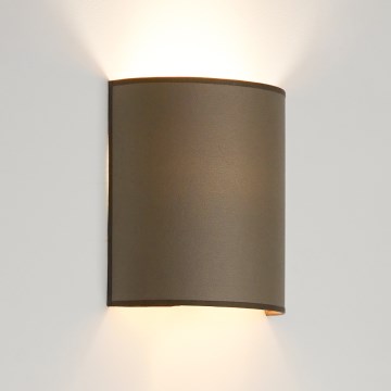 Brilagi - Стенно осветително тяло SEMI 1xE27/15W/230V диаметър 20 см кафяво