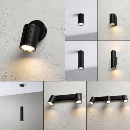 Brilagi - Стенно спот осветително тяло CRISPINA 1xGU10/10W/230V черно