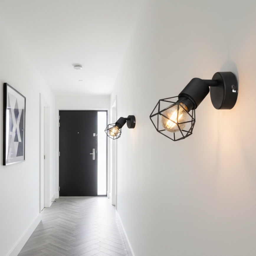 Brilagi - Стенно точково осветително тяло CAGE 1xE14/40W/230V