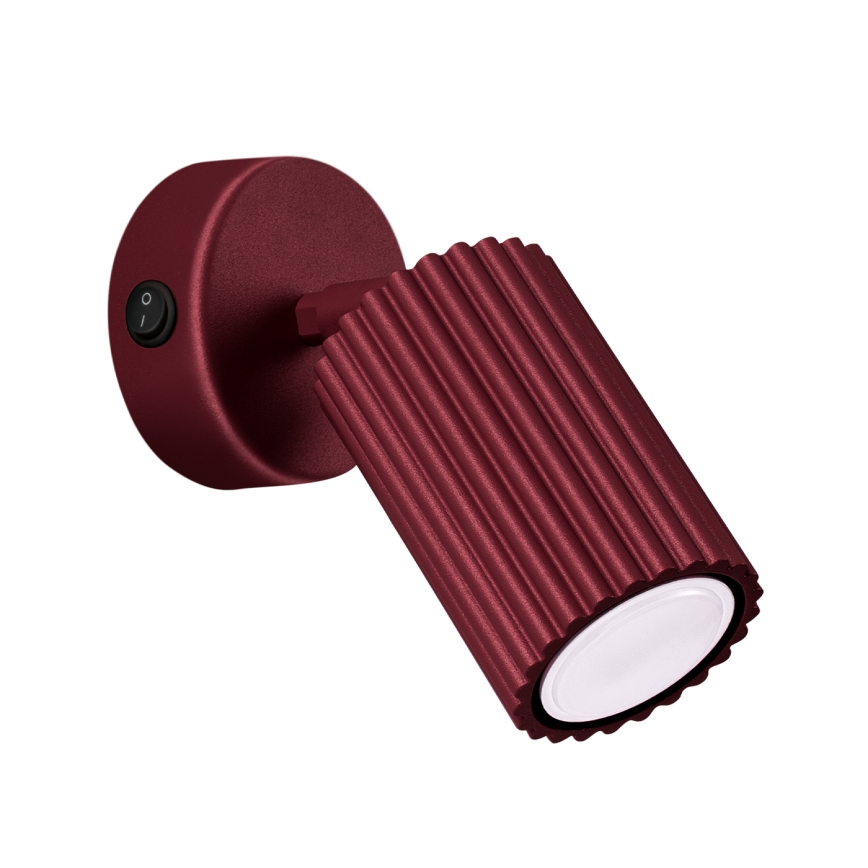 Brilagi - Стенно точково осветително тяло CRESTO 1xGU10/10W/230V бордо