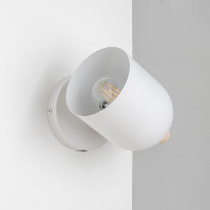 Brilagi - Стенно точково осветително тяло GALLION 1xE27/15W/230V бяло