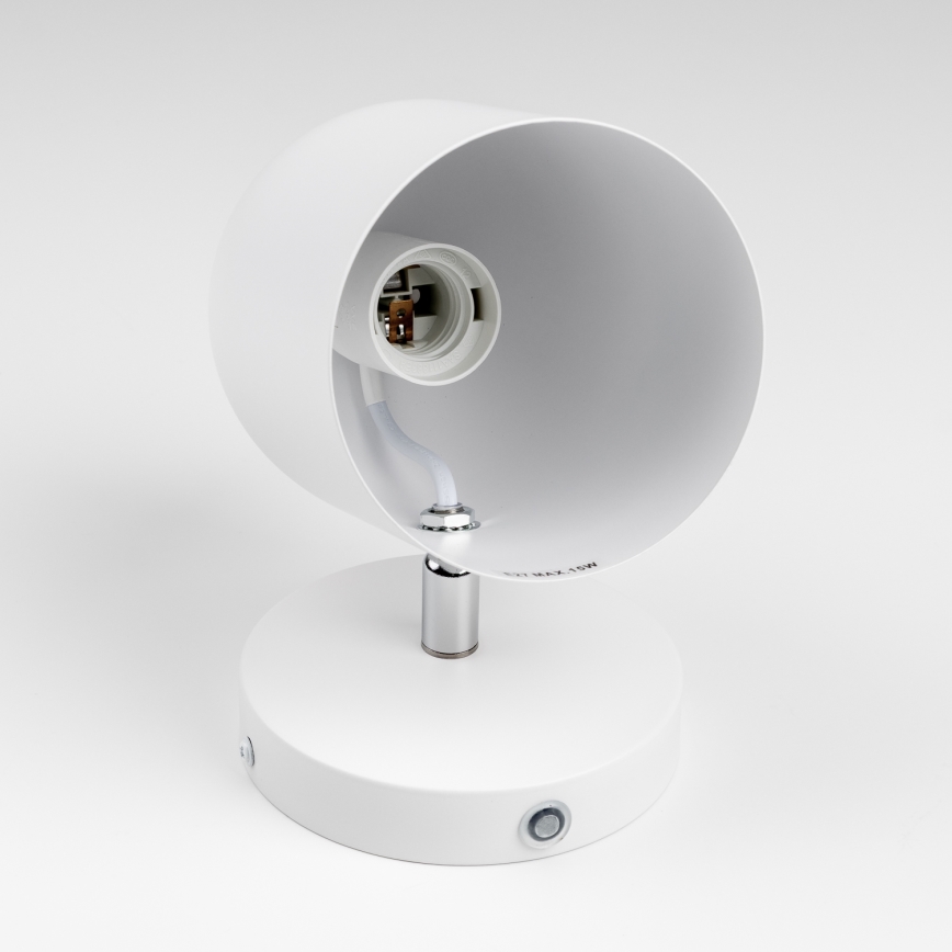 Brilagi - Стенно точково осветително тяло GALLION 1xE27/15W/230V бяло