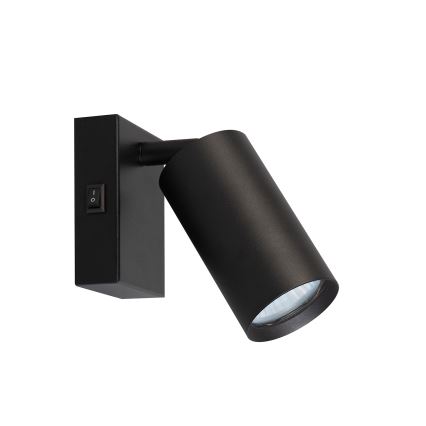 Brilagi - Стенно точково осветително тяло SELE с ключ, 1xGU10/30W/230V, черно