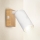 Brilagi - Стенно точково осветително тяло SELE с превключвател 1xGU10/30W/230V, бяло/дъбов декор