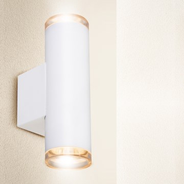 Brilagi - Стенно точково осветително тяло за баня SELE AQUA 2xGU10/30W/230V IP44 бяло