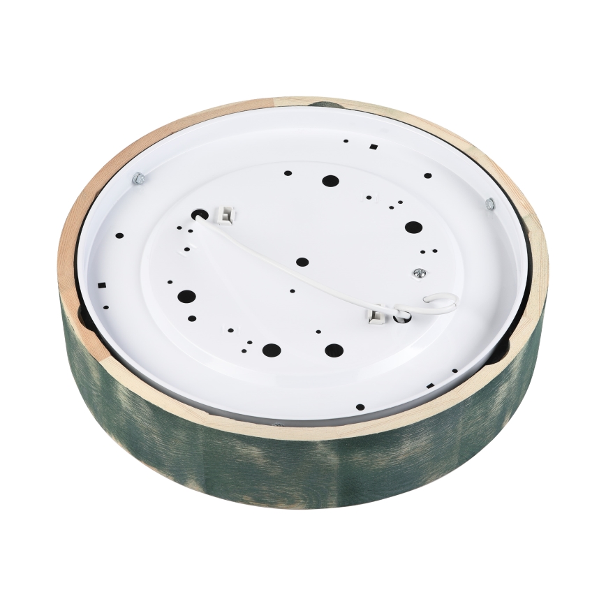 Brilagi - Таванен плафон PINO, 2xE27/15W/230V, от бор/зелен, Ø 37,5 см