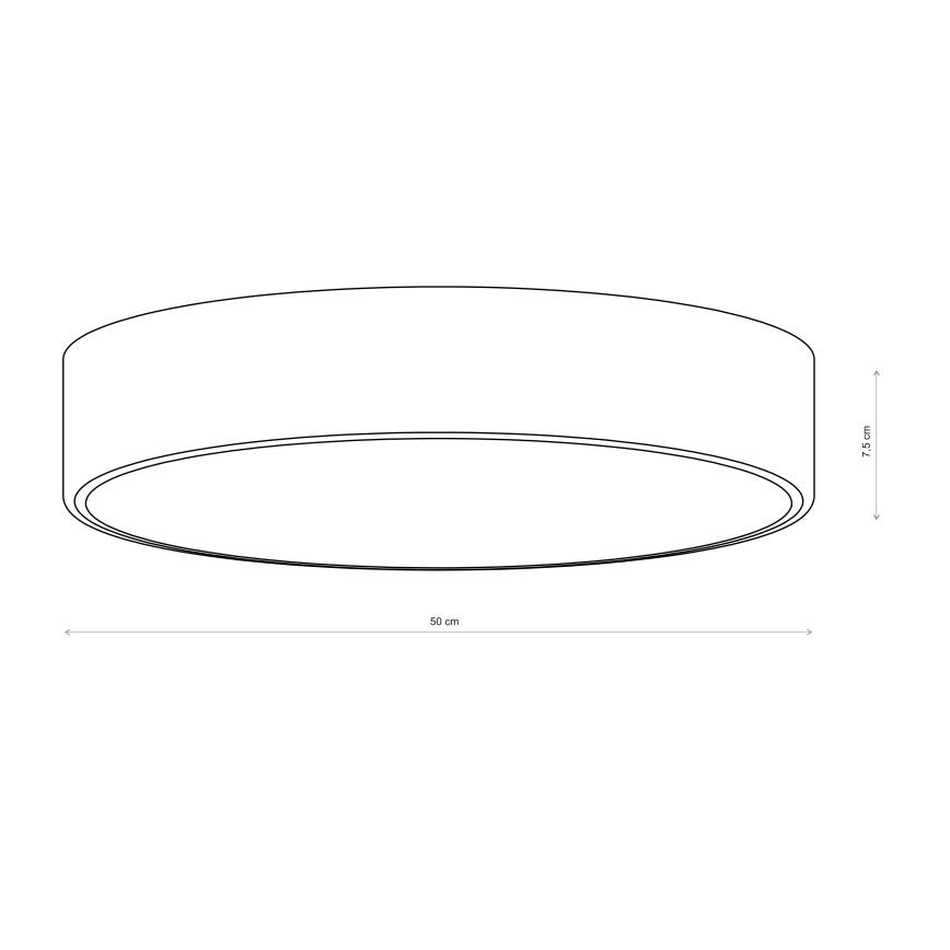 Brilagi - Таванно осветително тяло CLARE 4×E27/40W/230V Ø 50 см бордо