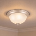 BRILAGI - Таванно осветително тяло FRESCO 2xE27/40W/230V Ø 28 см матов хром
